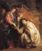 Anthony Van Dyck The mystic marriage of the Blessed Hermann Foseph with Mary china oil painting reproduction